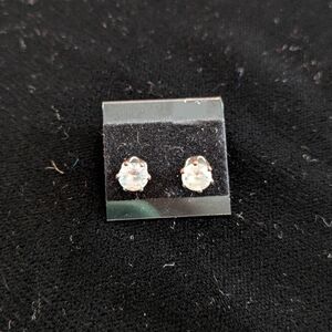Elegant Silver Stud Earrings